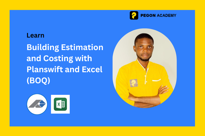 estimation and costing video course on Pegon Academy