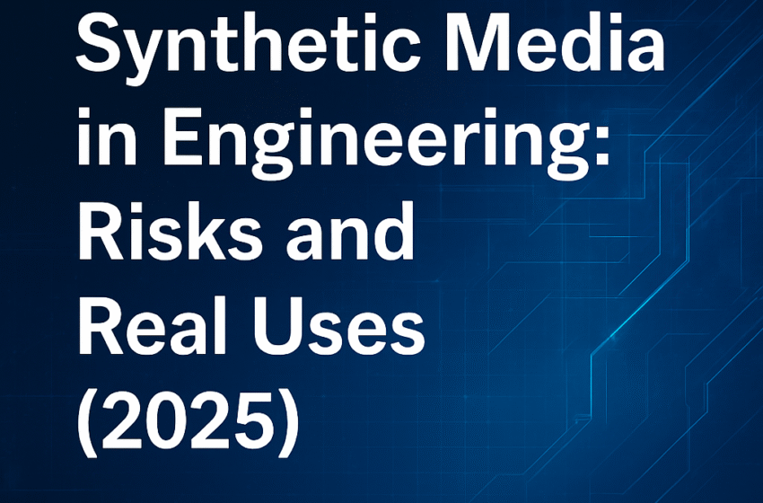 The Surprising Risks and Real Uses of Synthetic Media in Engineering – 2025 Edition